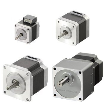 Oriental Motor PKP Series 2-phase and 5-phase hybrid stepper motors in several frame sizes